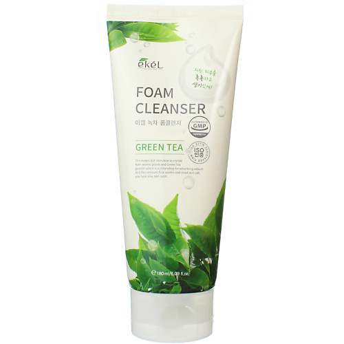 EKEL Пенка для умывания с Зеленым чаем Тонизирующая Foam Cleanser Green Tea 180.0