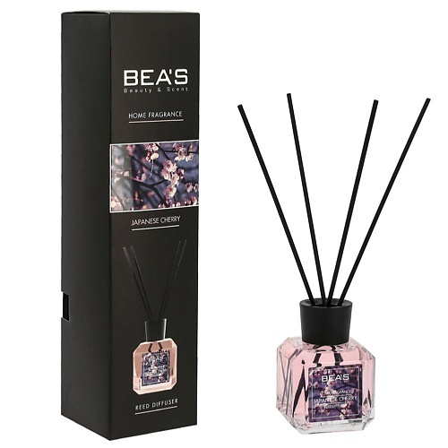 

BEAS Диффузор для дома Reed Diffuser Japanese Cherry 120.0, Диффузор для дома Reed Diffuser Japanese Cherry