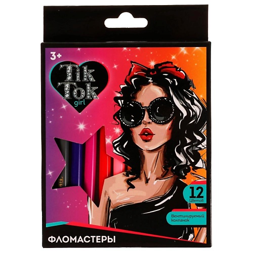 TIK TOK GIRL Фломастеры 12.0