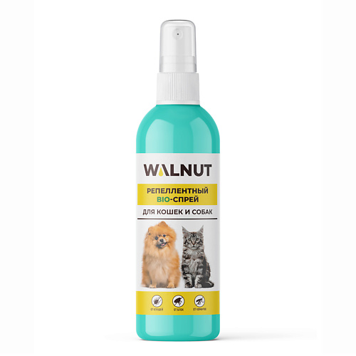 

WALNUT Спрей от блох и клещей для собак и кошек, Спрей от блох и клещей для собак и кошек