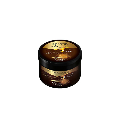 

VISAGE COLOR HAIR FASHION Маска кератиновая для волос HAIR MASK KERATIN & ARGAN 500, Маска кератиновая для волос HAIR MASK KERATIN & ARGAN