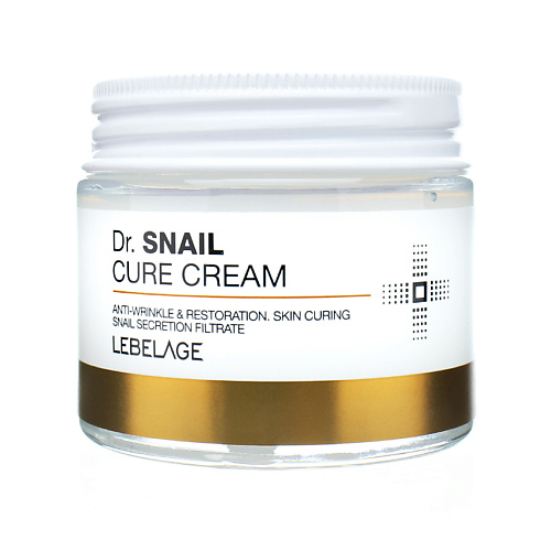 LEBELAGE Крем для лица с Муцином улитки антивозрастной Dr Snail Cure Cream 700 660₽