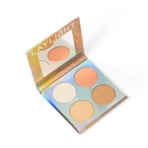 LAYLA Палитра из 4 хайлайтеров Palette Laylight