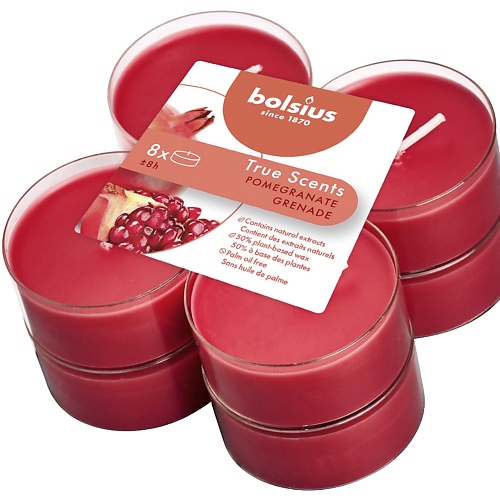 

BOLSIUS Свечи чайные арома Bolsius True scents гранат, Свечи чайные арома Bolsius True scents гранат