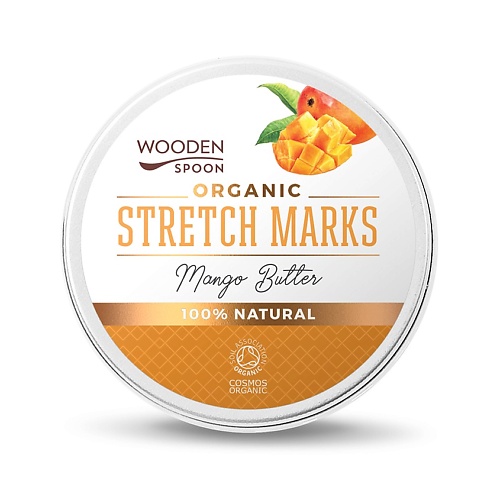 

WOODEN SPOON Масло для тела против растяжек с экстрактом манго Stretch Marks Mango Butter, Масло для тела против растяжек с экстрактом манго Stretch Marks Mango Butter