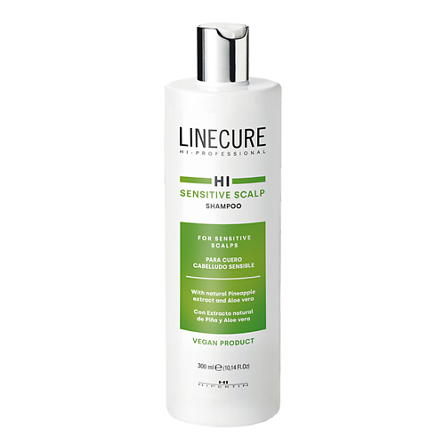 HIPERTIN Шампунь для чувствительной кожи головы LINECURE Sensitive Scalp vegan 3000 1265₽