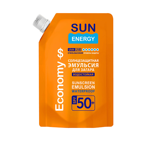 

SUN ENERGY Эмульсия для загара SPF 50+ Economy 200, Эмульсия для загара SPF 50+ Economy