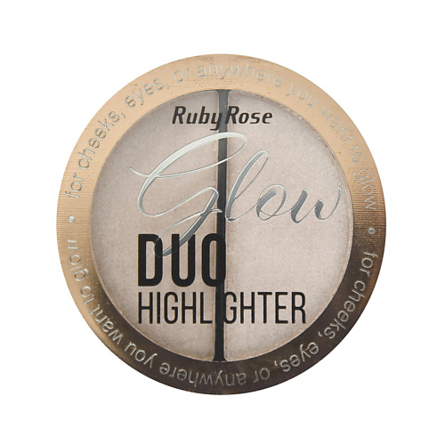 

RUBY ROSE Хайлайтер двойной Duo Highlighter, Хайлайтер двойной Duo Highlighter