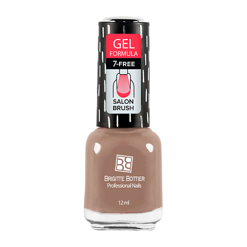 BRIGITTE BOTTIER Лак для ногтей GEL FORMULA тон 01 прозрачный 314₽