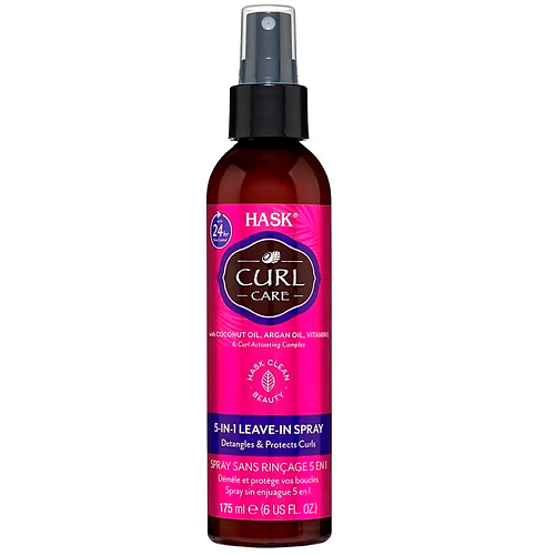 

HASK Curl Care 5 in 1 Leave in Spray - несмываемый спрей 5-в-1 для вьющихся волос, Curl Care 5 in 1 Leave in Spray - несмываемый спрей 5-в-1 для вьющихся волос