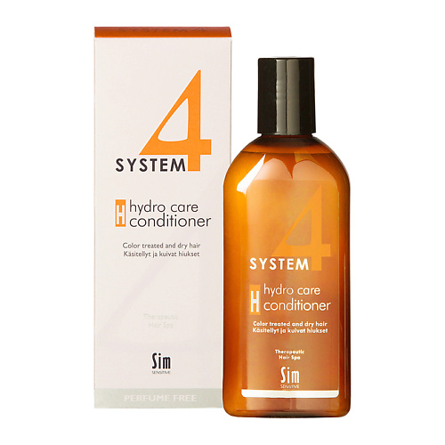 SYSTEM4 Бальзам H для сильного увлажнения волос H Hydro Care conditioner. Color treated and dry hair