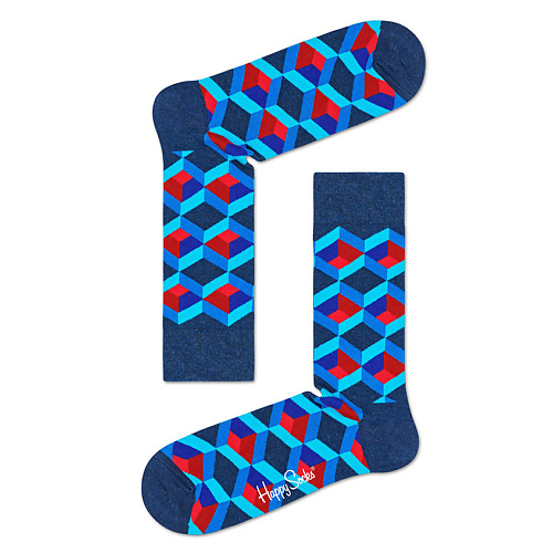 HAPPY SOCKS Носки Optic Square 6300 630₽