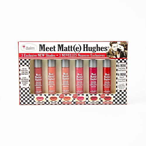 THEBALM Набор матовых жидких помад Meet Matte Hughes Vol 14 3644₽