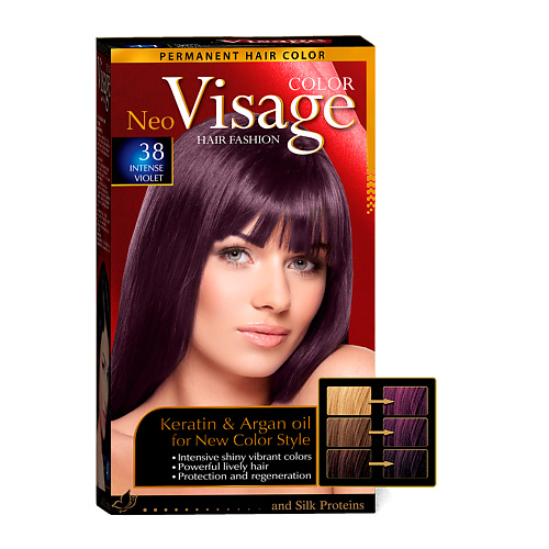 

VISAGE COLOR HAIR FASHION Краска для волос Тёмно-пепельно русый Dark Ash Blond 12, Краска для волос Тёмно-пепельно русый Dark Ash Blond 12