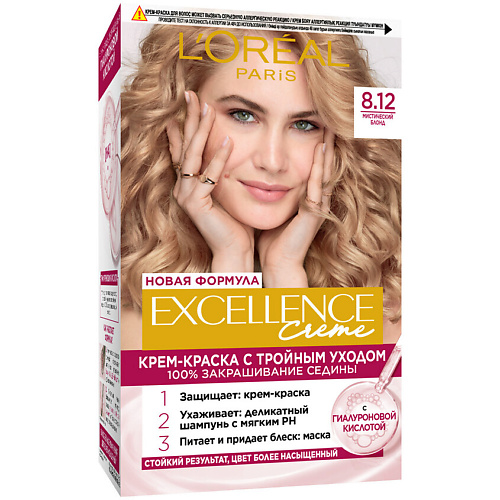 

L'ORÉAL PARIS Стойкая крем-краска для волос Excellence Crème, Стойкая крем-краска для волос Excellence Crème