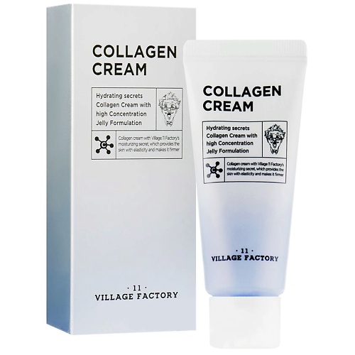 VILLAGE 11 FACTORY Крем для лица увлажняющий с коллагеном Collagen Cream 20.0