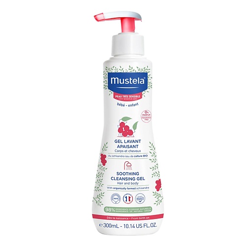 

MUSTELA Очищающий гель для чувствительной кожи 300.0, Очищающий гель для чувствительной кожи