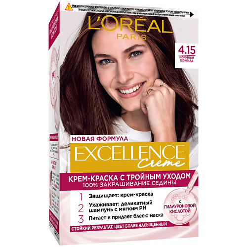 

L'ORÉAL PARIS Стойкая крем-краска для волос Excellence Crème, Стойкая крем-краска для волос Excellence Crème