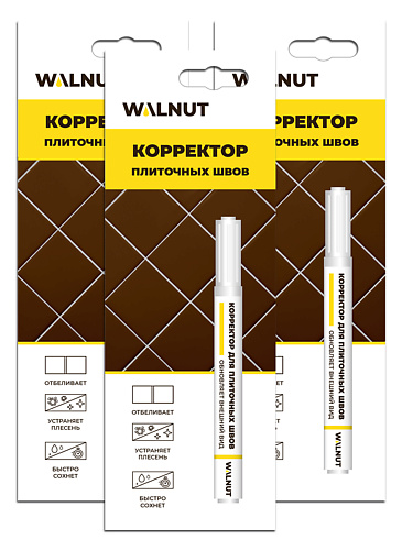 

WALNUT Маркер для затирки кафельных швов, для плитки, Маркер для затирки кафельных швов, для плитки