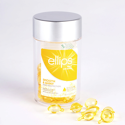 

ELLIPS Hair Vitamin Smooth & Shiny Масло для питания тонких волос 50.0, Hair Vitamin Smooth & Shiny Масло для питания тонких волос