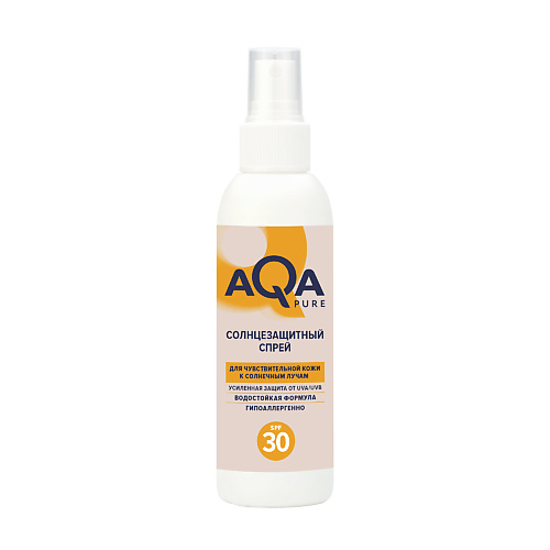 

AQA PURE Солнцезащитный спрей SPF 30 150.0, Солнцезащитный спрей SPF 30