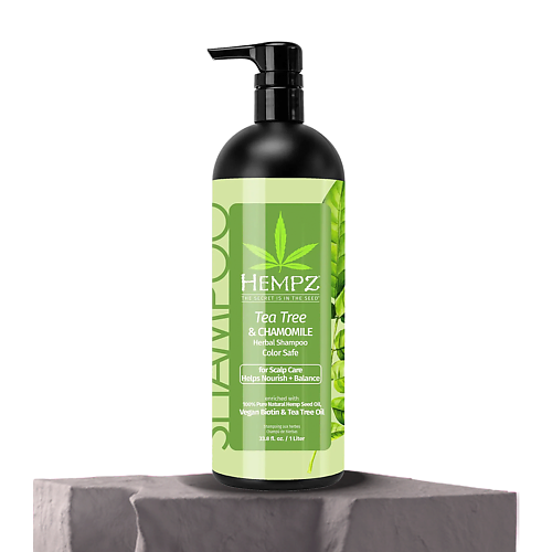 HEMPZ Шампунь Здоровые волосы Чайное дерево и Ромашка Tea Tree Chamomile Herbal Shampoo 10000 4854₽