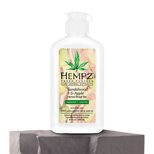 

HEMPZ Гель для бритья Сандал и Яблоко / Sandalwood & Apple Herbal Shave Gel 177.0, Гель для бритья Сандал и Яблоко / Sandalwood & Apple Herbal Shave Gel