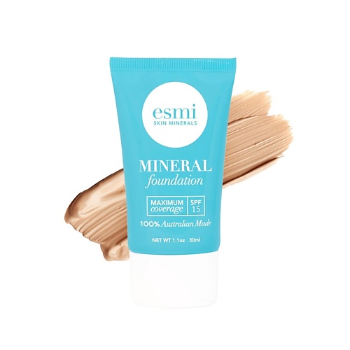 ESMI SKIN MINERALS Тональная основа минеральная Максимальное покрытие Liquid Mineral Foundation