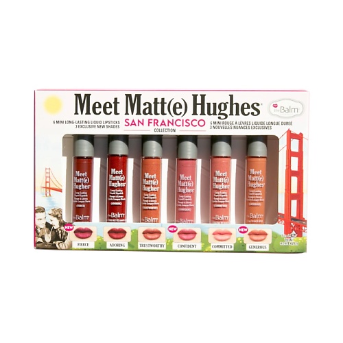 THEBALM Набор миниатюр для губ Meet Matte Hughes SF Сollection 3644₽