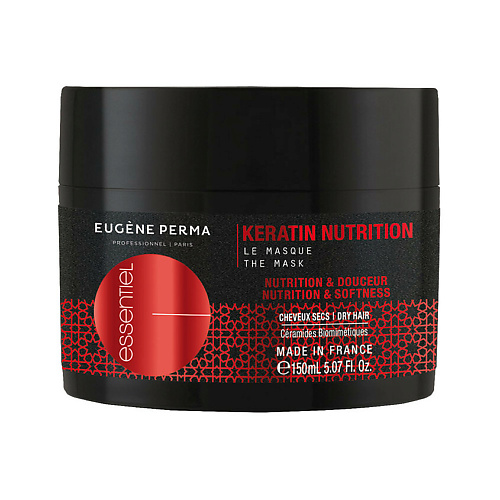 

ESSENTIEL Маска питательная для сухих и ломких волос Keratin Nutrition, Маска питательная для сухих и ломких волос Keratin Nutrition