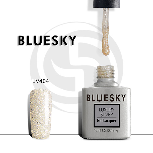 BLUESKY Гель-лак Luxury Silver LV406