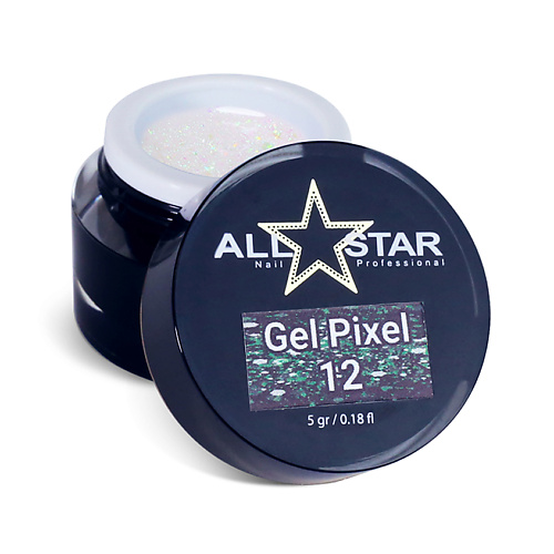 ALL STAR PROFESSIONAL Гель для дизайна ногтей, Gel Pixel 01