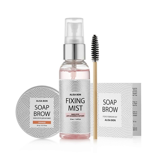 

ALISA BON Набор для фиксации бровей Magic Brow Soap Апельсин, Набор для фиксации бровей Magic Brow Soap Апельсин