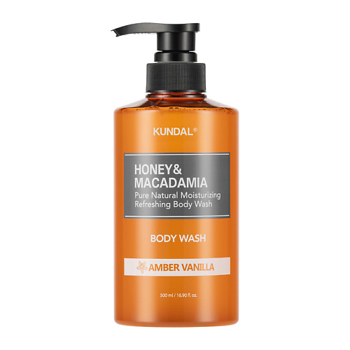 KUNDAL Гель для душа Амбровая ваниль Honey Macadamia Body Wash 1614₽