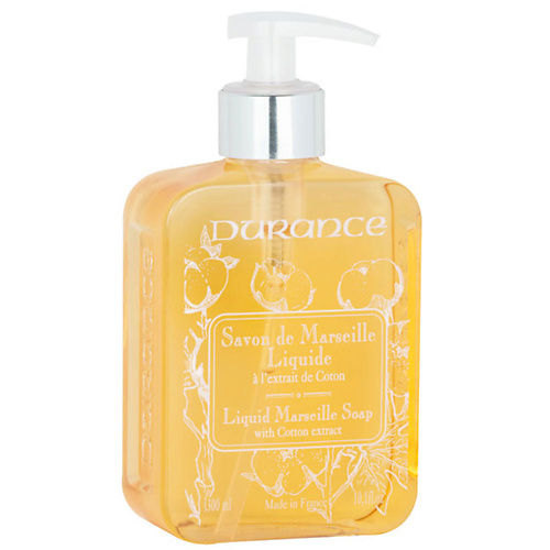 

DURANCE Жидкое мыло с экстрактом Хлопка Liquid Marseille Soap with Cotton extract 300.0, Жидкое мыло с экстрактом Хлопка Liquid Marseille Soap with Cotton extract