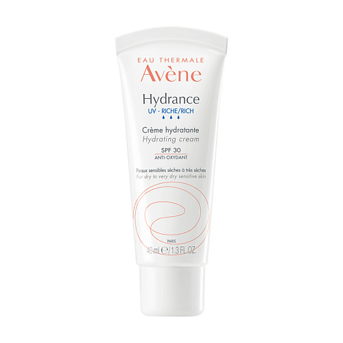 

AVENE Крем для лица насыщенный SPF 30 Hydrance UV-Riche Hydrating Cream, Крем для лица насыщенный SPF 30 Hydrance UV-Riche Hydrating Cream