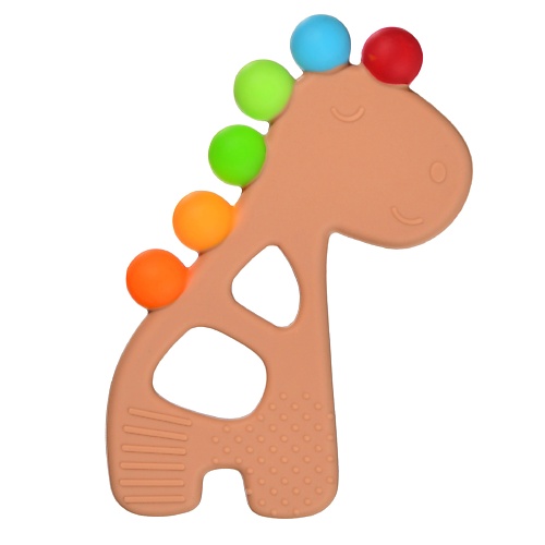 

UVITON Прорезыватель силиконовый Rainbow giraffe, Прорезыватель силиконовый Rainbow giraffe