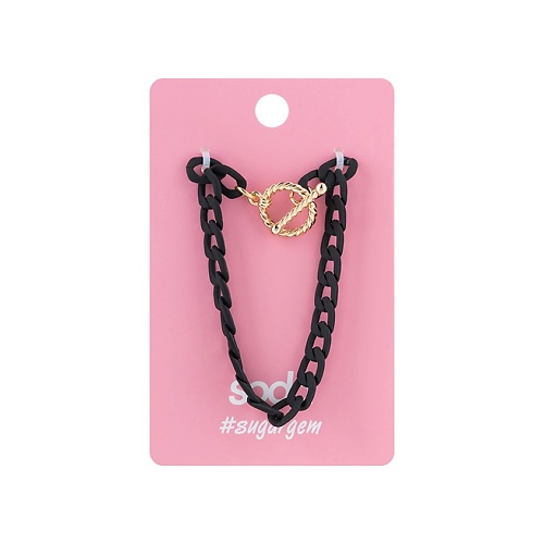 

SODA Браслет BLACK CHAIN #sugargem, Браслет BLACK CHAIN #sugargem