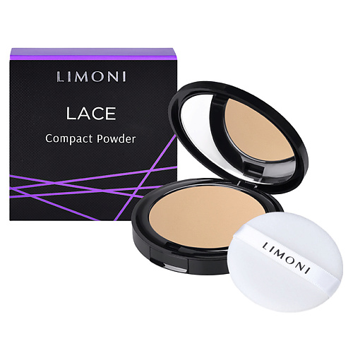 LIMONI Пудра компактная для лица Lace Powder 1236₽