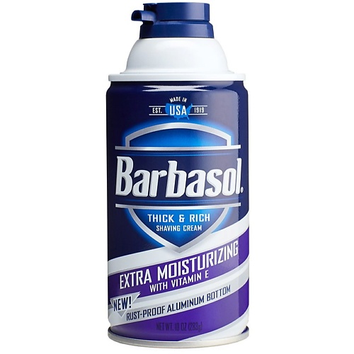 BARBASOL Крем-пена для бритья увлажняющая Extra Moisturizing Shaving Cream 283.0