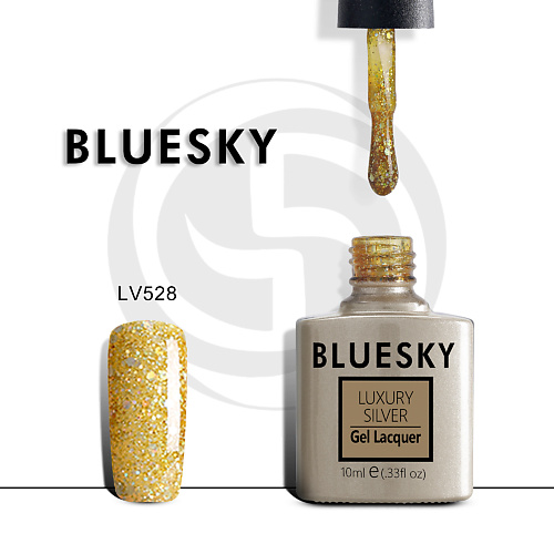 

BLUESKY Гель-лак Luxury Silver Золотая корона, Гель-лак Luxury Silver Золотая корона