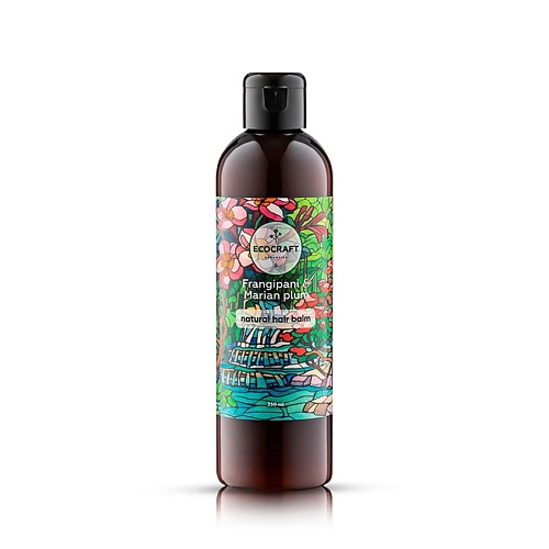 

ECOCRAFT Бальзам для восстановления волос Франжипани и марианская слива Frangipani & Marian Plum Natural Hair Balm, Бальзам для восстановления волос Франжипани и марианская слива Frangipani & Marian Plum Natural Hair Balm