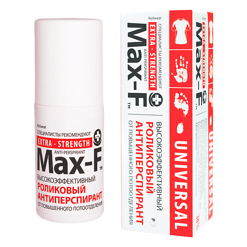 

MAX-F DEODRIVE Антиперспирант Max-F NoSweat 30% 50.0, Антиперспирант Max-F NoSweat 30%