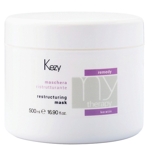 фото Kezy маска реструктурирующая с кератином, my therapy remedy keratin 500.0