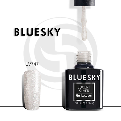 BLUESKY Гель-лак Luxury Silver LV752