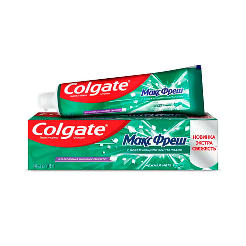 COLGATE Зубная паста МАКС БЛЕСК Кристальная мята 100.0