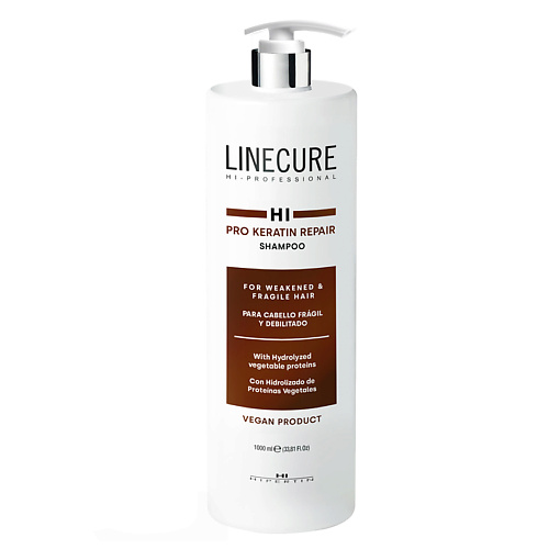 HIPERTIN Кератиновый шампунь LINECURE Pro Keratin Repair vegan 10000 4605₽