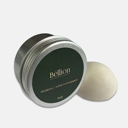 BELLION BY BEAUTIFUL Твердый шампунь с эфирным маслом Bergamot Tobacco 600 1099₽