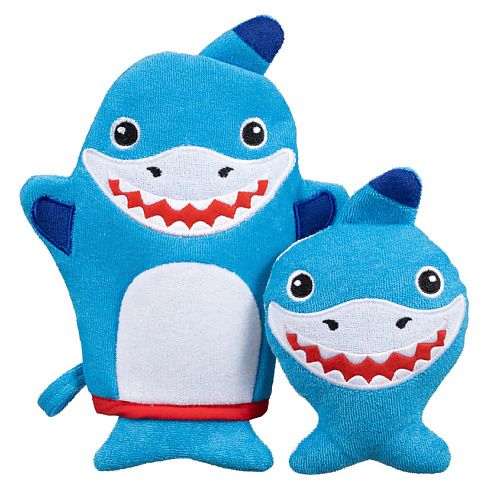 

MORIKI DORIKI Набор мочалок SHARKS FAMILY Sponge set, Набор мочалок SHARKS FAMILY Sponge set