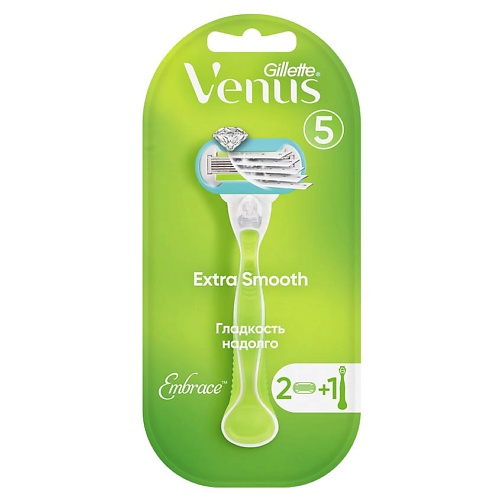 

GILLETTE Бритва с 2 сменными кассетами Venus Embrace, Бритва с 2 сменными кассетами Venus Embrace